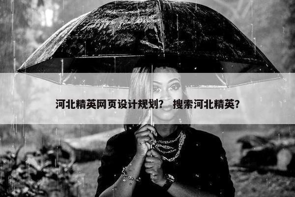 河北精英网页设计规划？ 搜索河北精英？