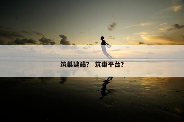 筑巢建站？ 筑巢平台？