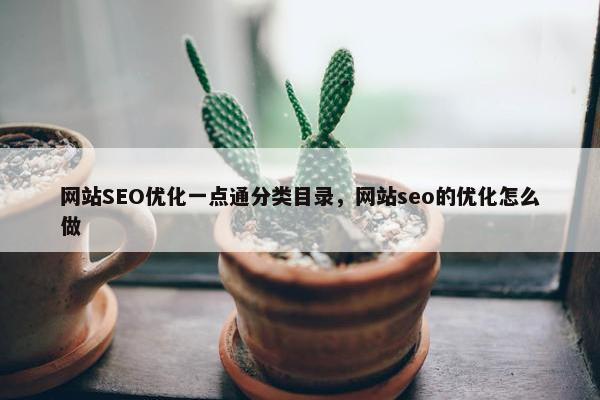网站SEO优化一点通分类目录，网站seo的优化怎么做