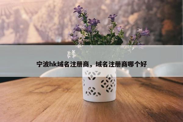 宁波hk域名注册商，域名注册商哪个好