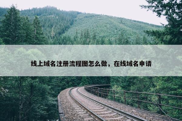 线上域名注册流程图怎么做，在线域名申请