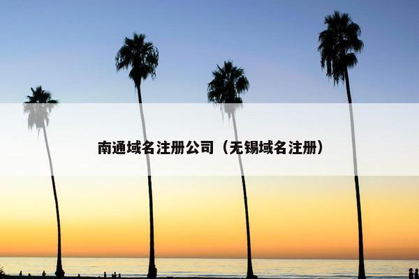 南通域名注册公司（无锡域名注册）