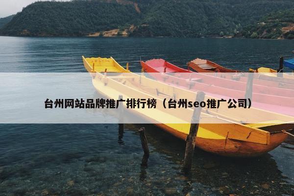 台州网站品牌推广排行榜（台州seo推广公司）