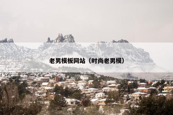 老男模板网站（时尚老男模）