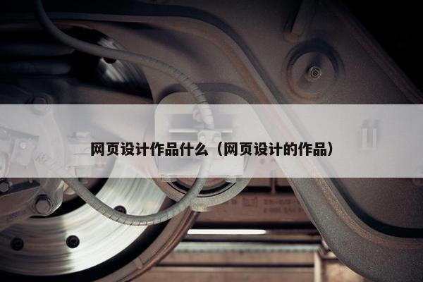 网页设计作品什么（网页设计的作品）