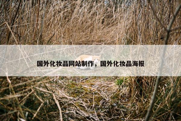 国外化妆品网站制作，国外化妆品海报