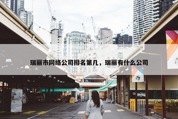瑞丽市网络公司排名第几，瑞丽有什么公司