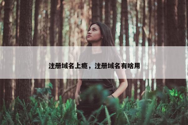 注册域名上瘾，注册域名有啥用
