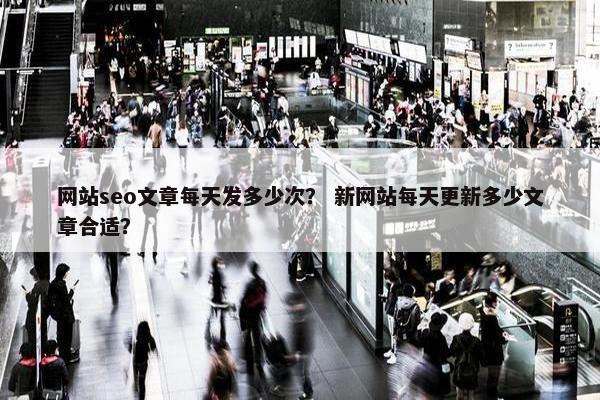 网站seo文章每天发多少次？ 新网站每天更新多少文章合适？