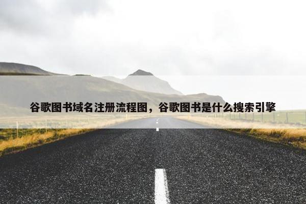 谷歌图书域名注册流程图，谷歌图书是什么搜索引擎