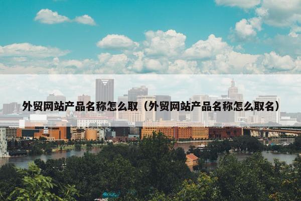 外贸网站产品名称怎么取（外贸网站产品名称怎么取名）