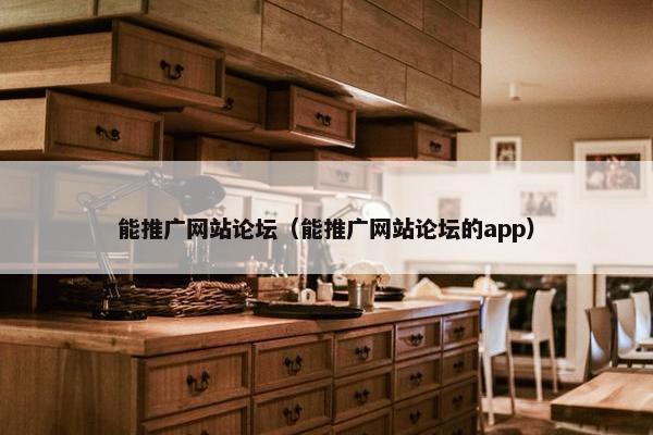 能推广网站论坛（能推广网站论坛的app）