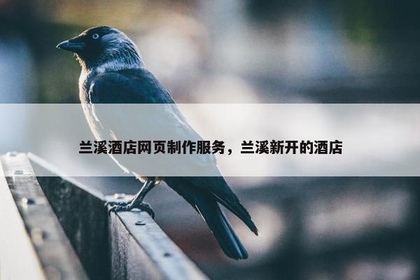 兰溪酒店网页制作服务，兰溪新开的酒店