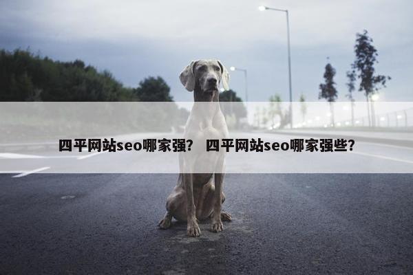 四平网站seo哪家强？ 四平网站seo哪家强些？