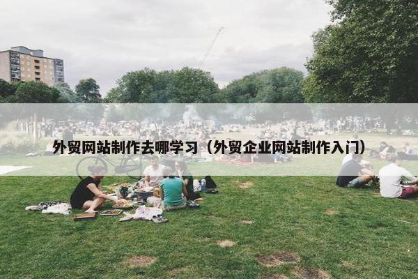 外贸网站制作去哪学习（外贸企业网站制作入门）