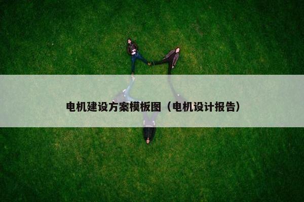 电机建设方案模板图（电机设计报告）