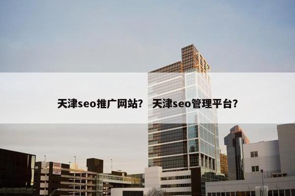 天津seo推广网站？ 天津seo管理平台？