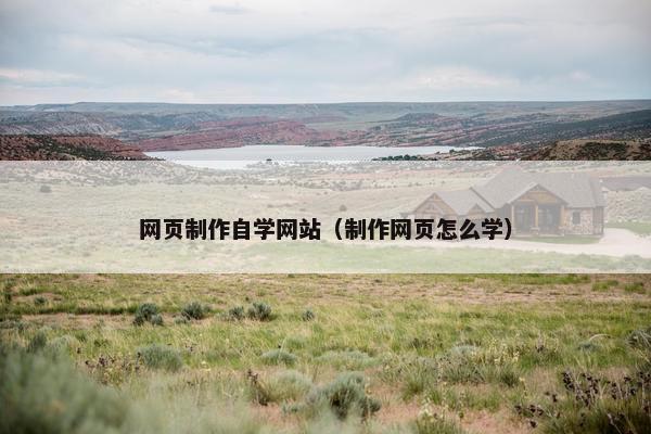 网页制作自学网站（制作网页怎么学）