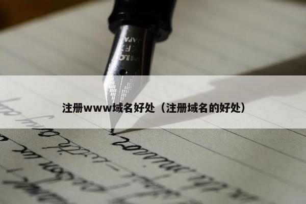 注册www域名好处（注册域名的好处）
