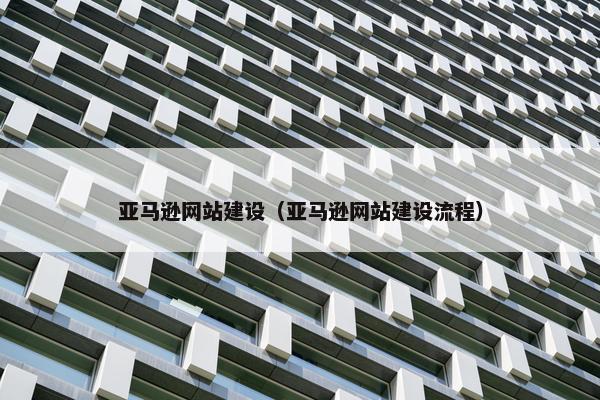 亚马逊网站建设（亚马逊网站建设流程）