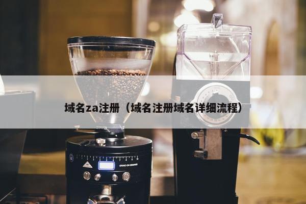 域名za注册（域名注册域名详细流程）