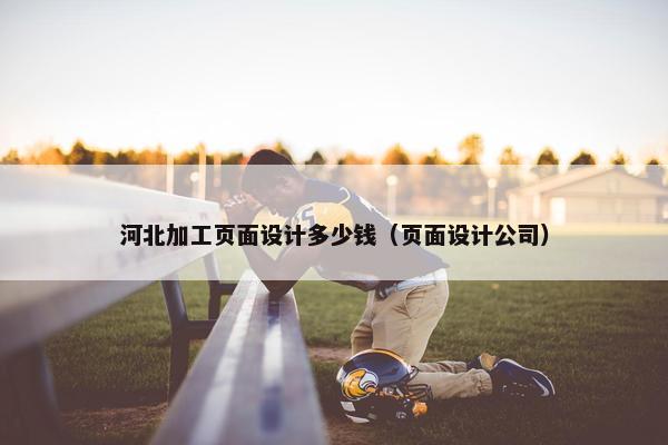 河北加工页面设计多少钱（页面设计公司）