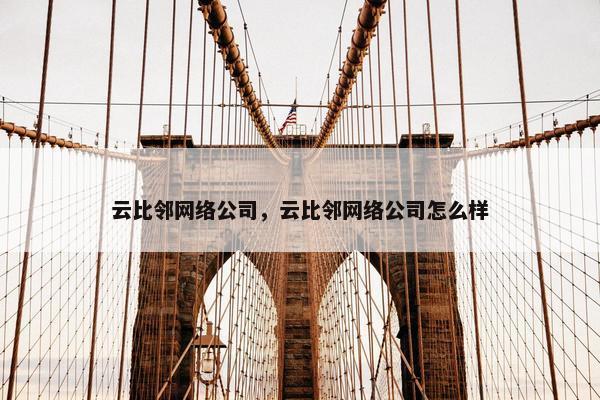 云比邻网络公司，云比邻网络公司怎么样