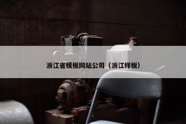 浙江省模板网站公司（浙江样板）