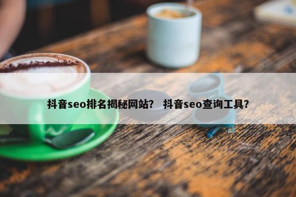 抖音seo排名揭秘网站？ 抖音seo查询工具？
