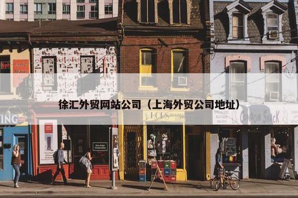 徐汇外贸网站公司（上海外贸公司地址）
